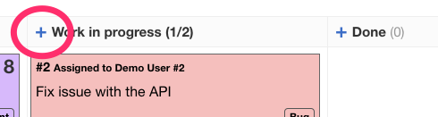 Vytváření úkolů z nástěnky