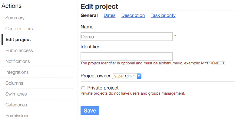 Project edition